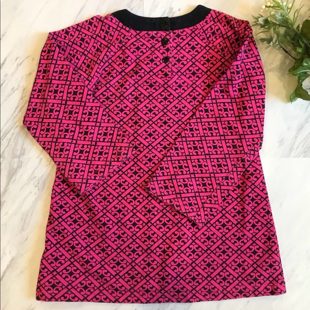 Nicole Miller Kids | Tunic Pink and Black Size 6X - Picture 6 of 7